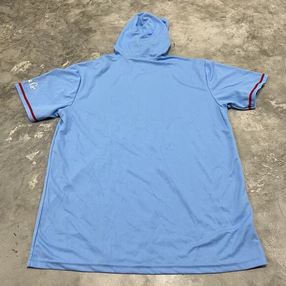 St. Louis Cardinals Logo Hoodie Shane Co. Practice S/S Pullover XL Blue/Red MLB - Picture 3 of 5